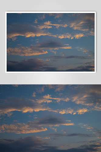 红色晚霞云朵风景背景图摄影图照片