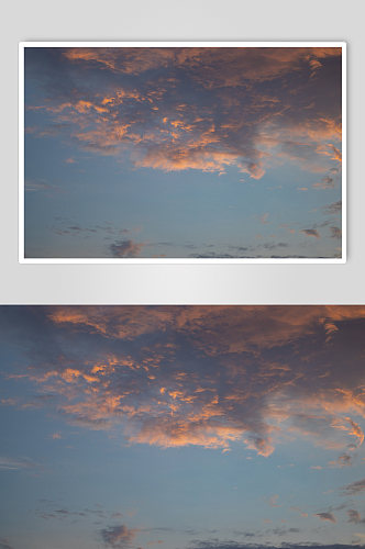 红色晚霞云朵风景背景图摄影图照片