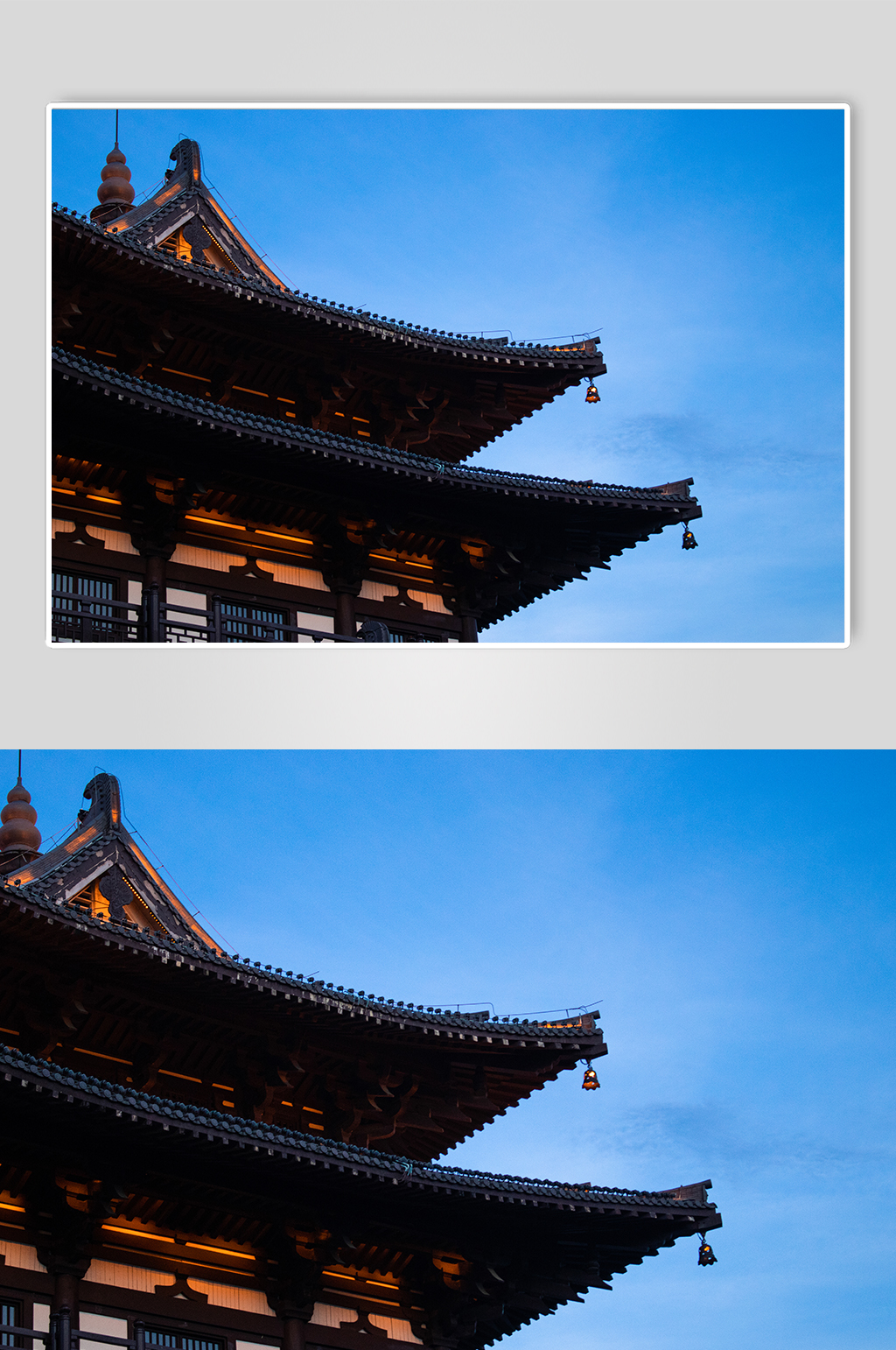 桂林灯火通明风景夜景逍遥楼摄影图照片素材