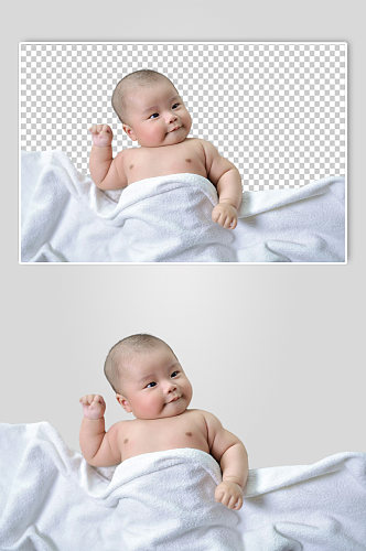 抓拳头宝宝母婴儿童人物PNG摄影图元素