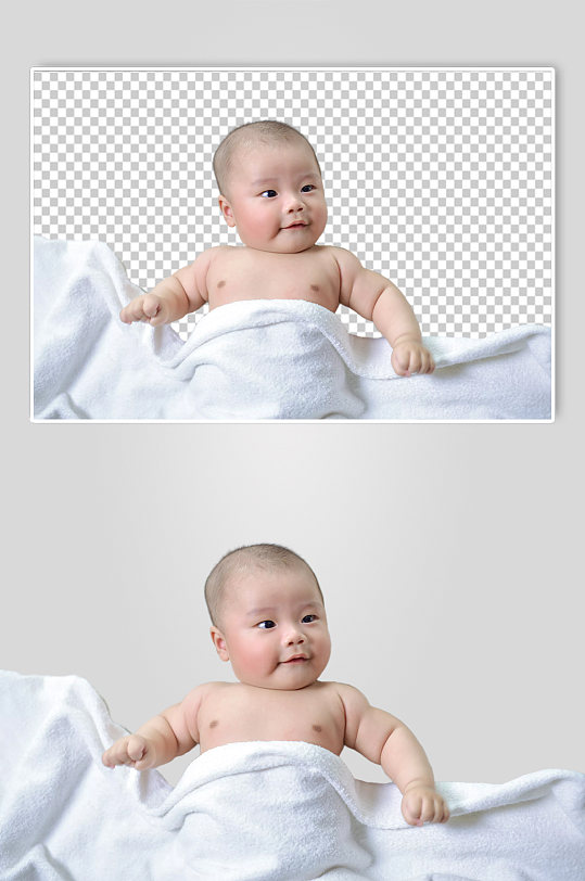 可爱小宝宝母婴儿童人物PNG摄影图元素