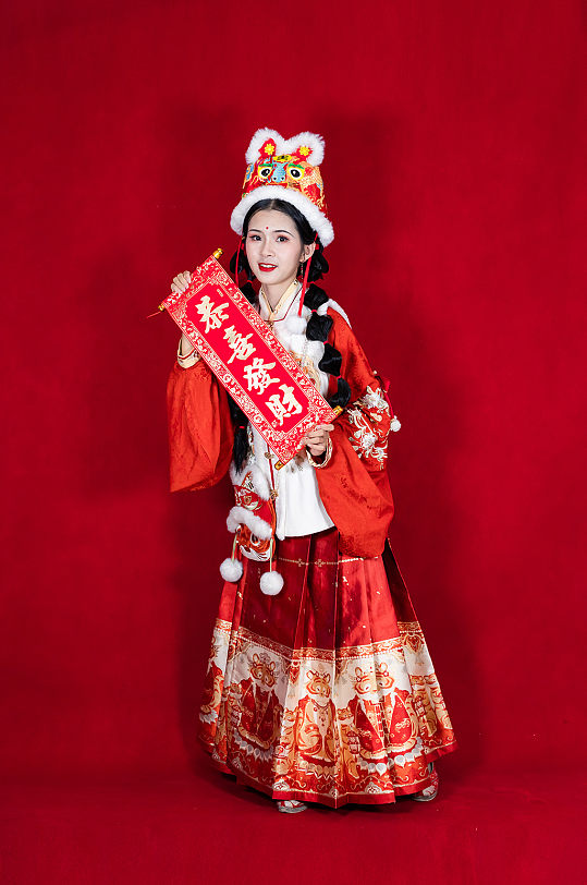 过年拜年对联图片-过年拜年对联设计素材-过年拜年对联模板下载