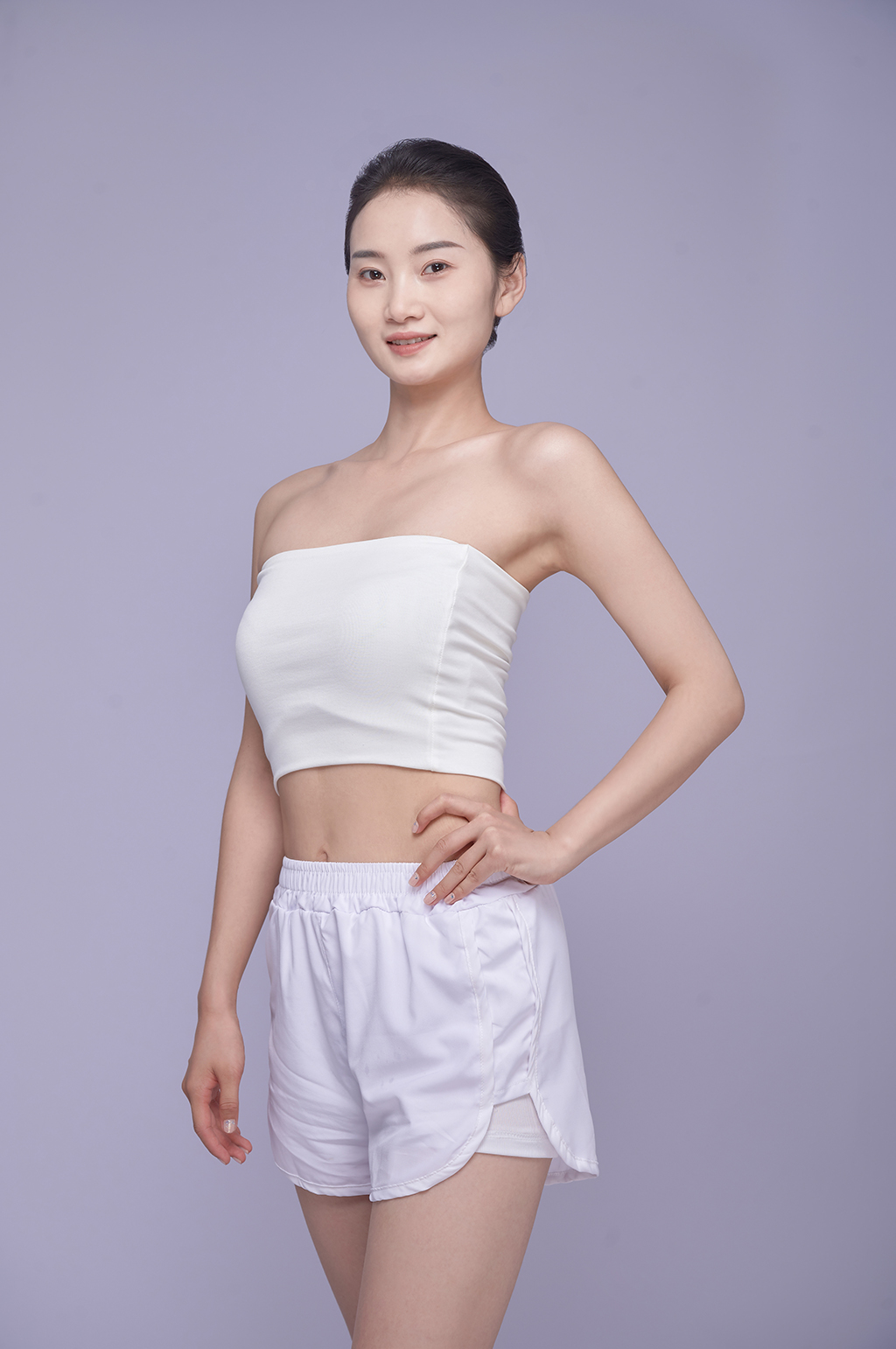 瘦身健康美体女性运动减肥人物精修摄影图片素材