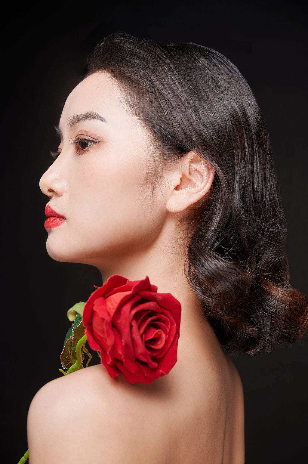 美容美肤美妆精致彩妆人物精修摄影图片素材