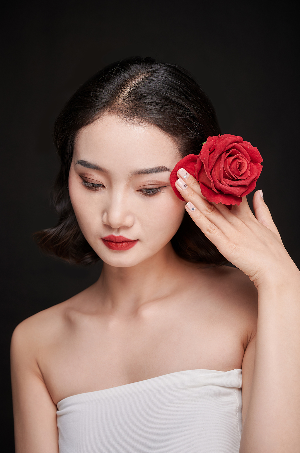 彩妆造型美容美肤美妆女性人物精修摄影图片素材