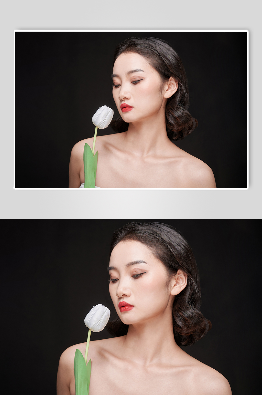 美容美肤美妆人物精修摄影图片素材
