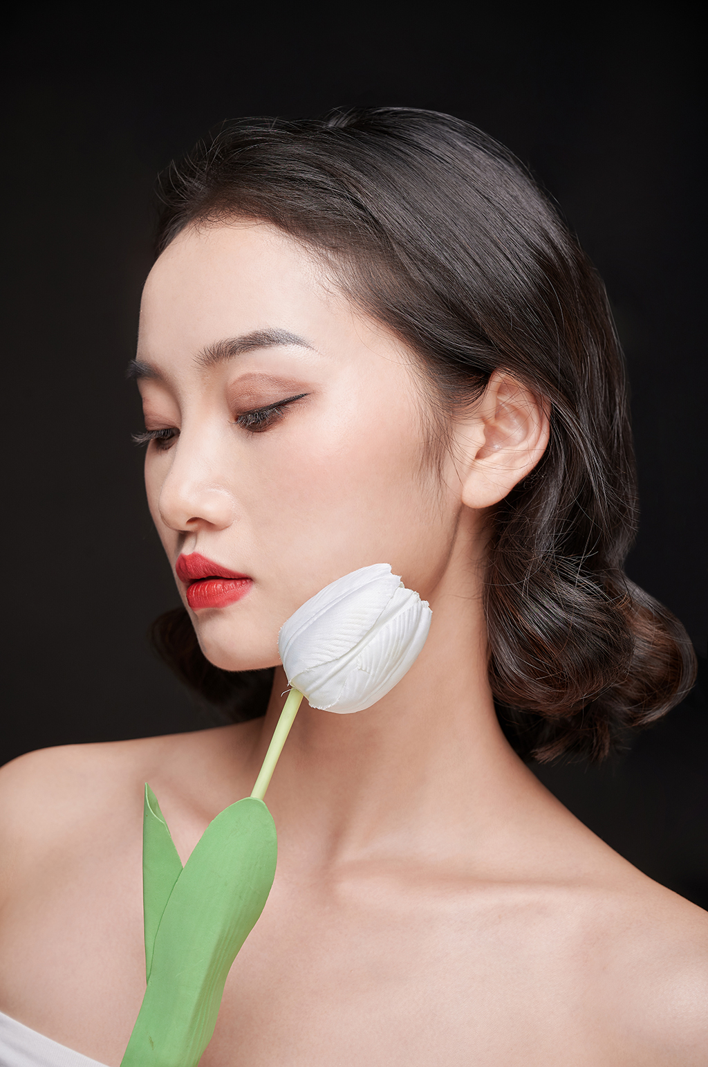 精致美妆美容美肤美妆美女人物精修摄影图片素材