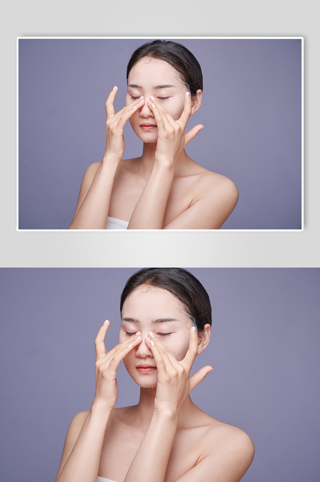 面膜护肤美容美肤美妆人物精修摄影图片素材
