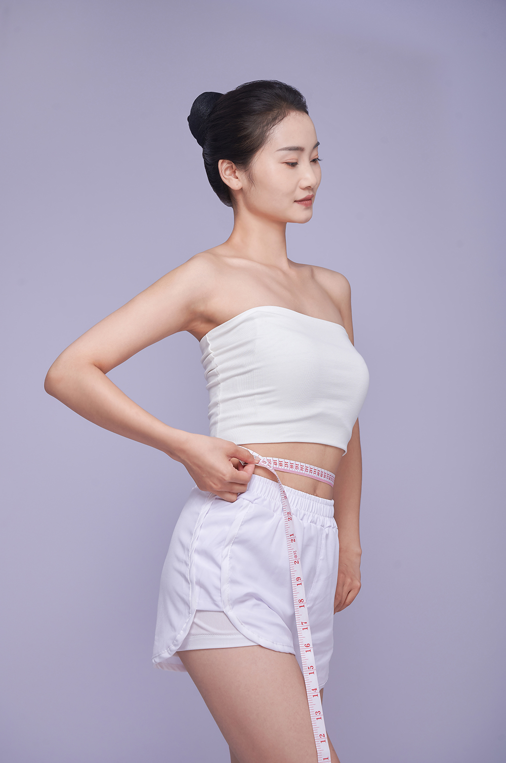 瘦身健康美体女性瑜伽减肥人物精修摄影图片素材