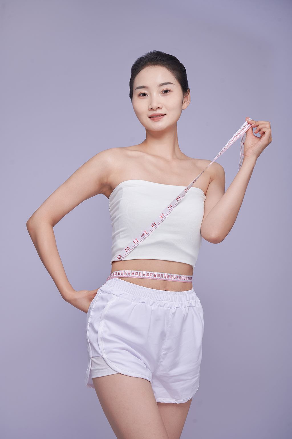 瘦身健康美体女性运动健身人物精修摄影图片素材
