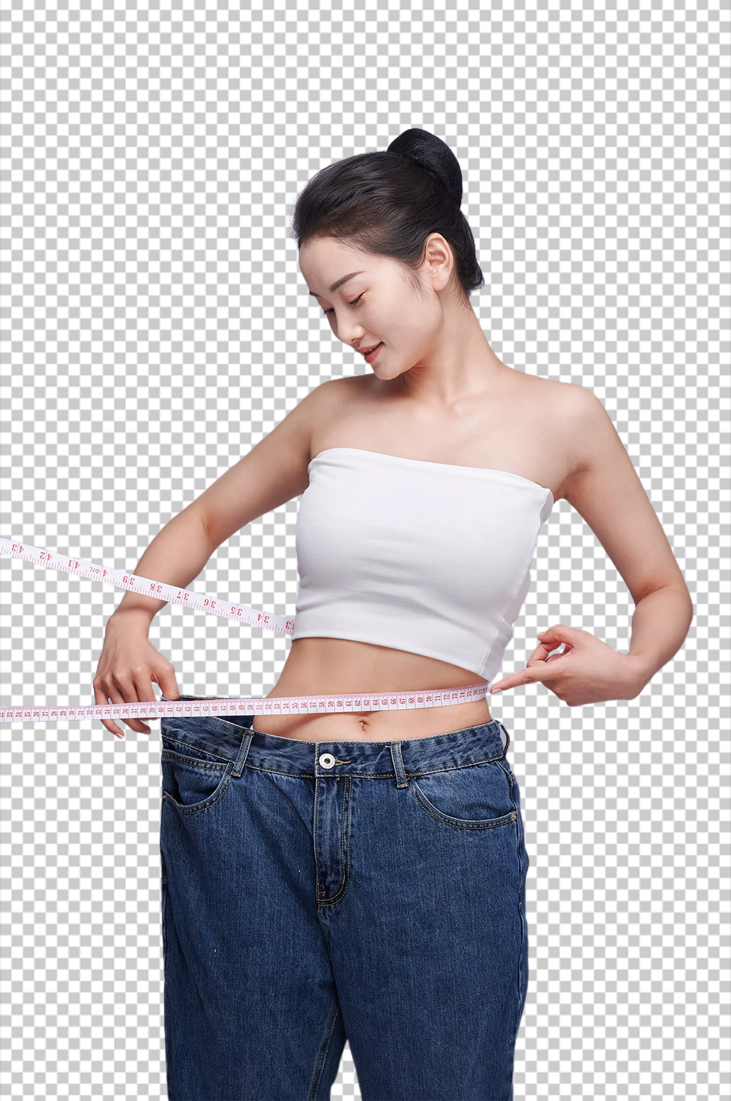 瘦身健康美体女性减肥人物PNG摄影图片素材
