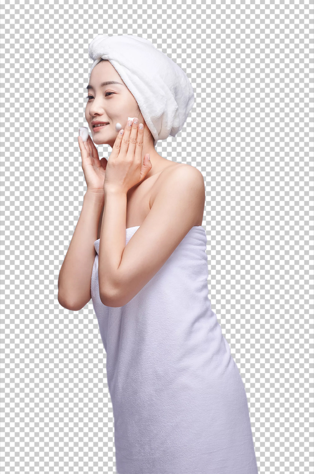 美容美肤美妆医美女性人物PNG摄影图片素材
