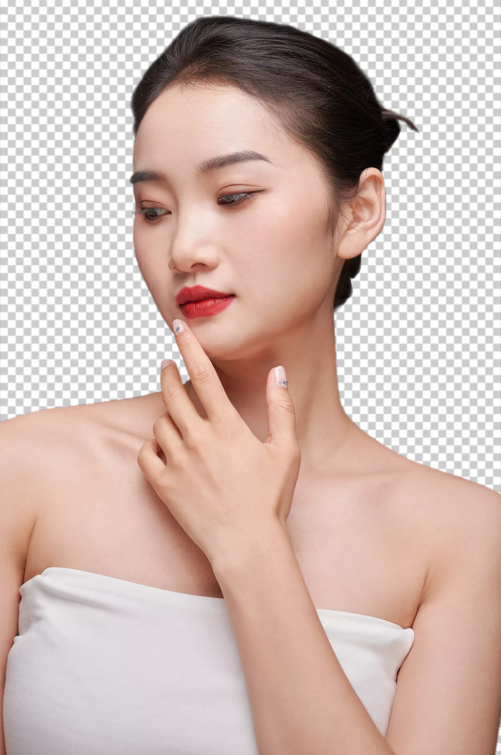 彩妆美容美肤美妆人物PNG免抠摄影图片素材