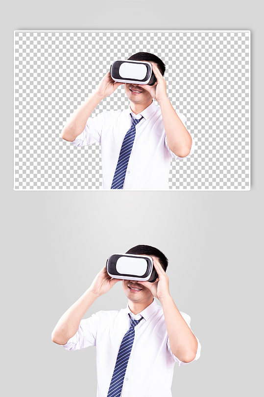 虚拟现实体验馆VR眼镜人物PNG摄影图片