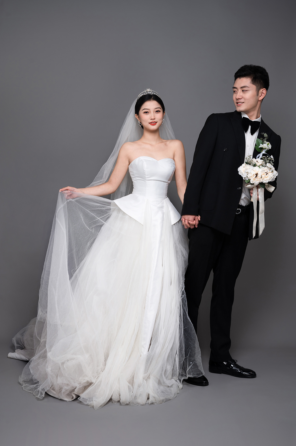 婚纱照婚礼人物精修摄影图素材