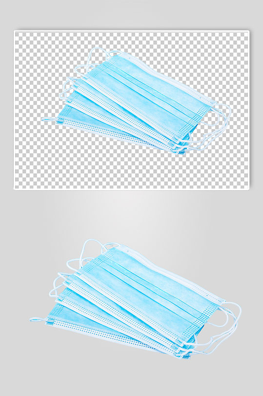 一次性医用口罩西医防护摄影图PNG元素
