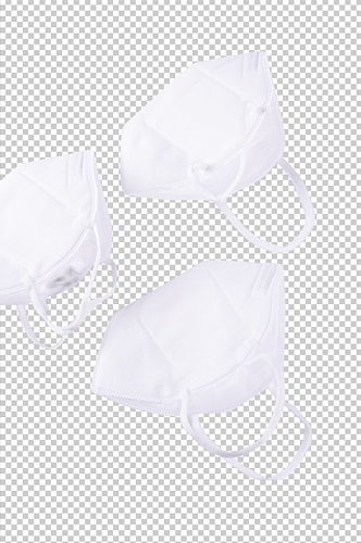 白色N95口罩西医防护摄影图PNG元素