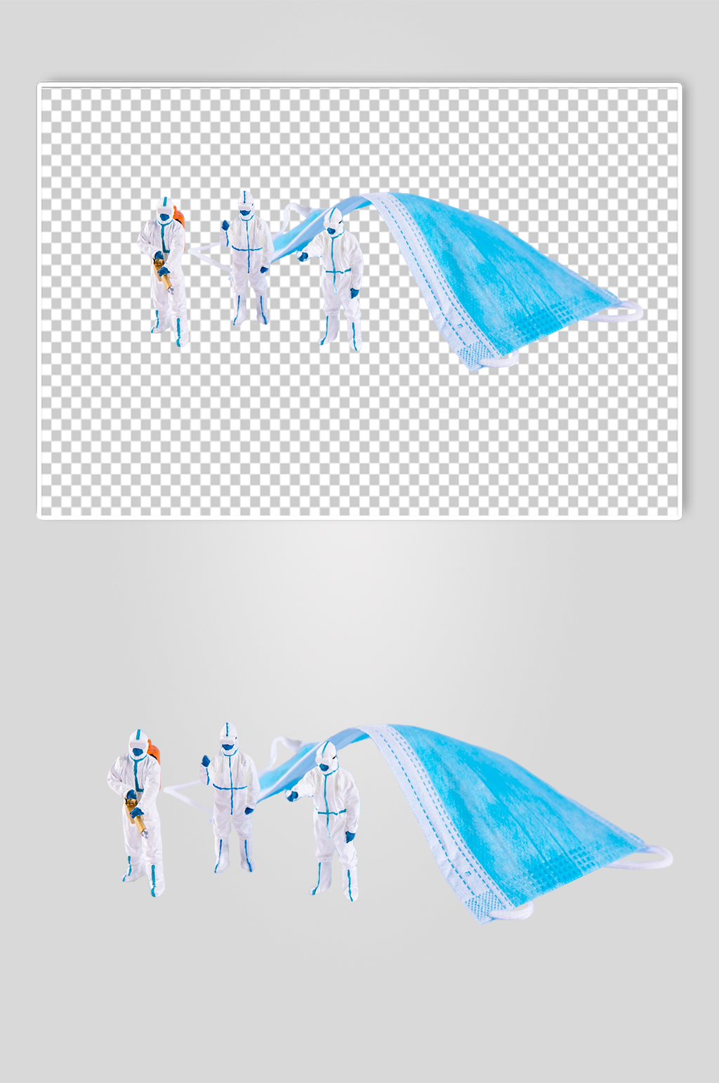 防疫口罩医护西医摄影图PNG免抠元素素材