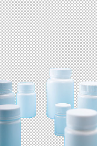 白色药瓶西医医疗摄影图PNG免抠元素