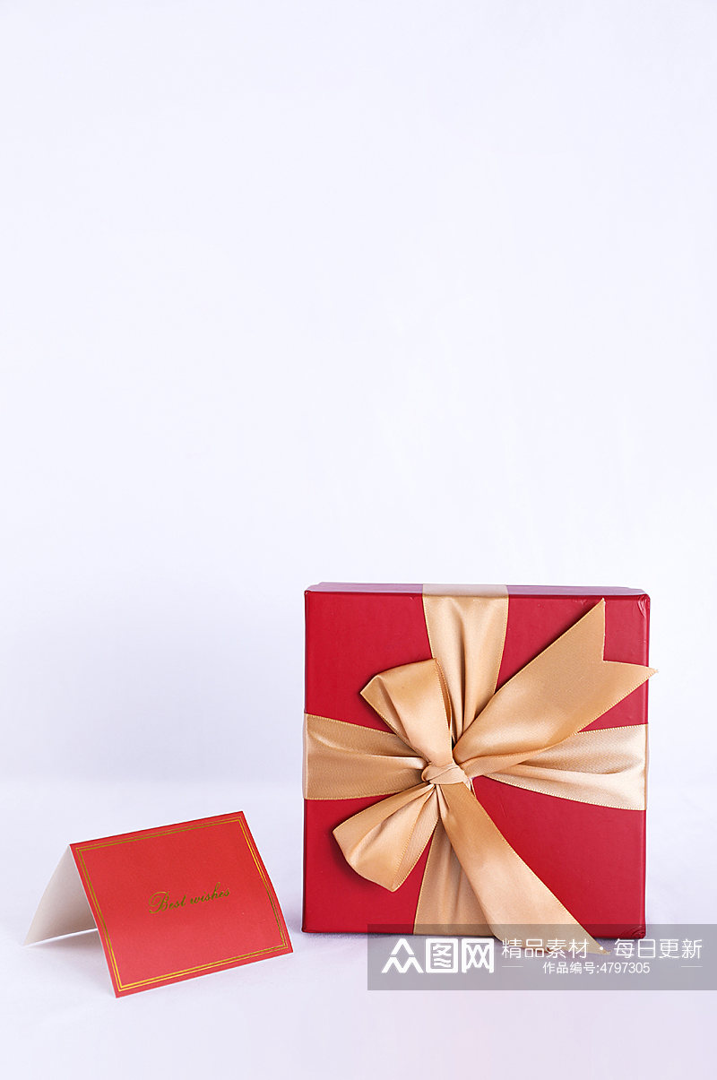 红色甜蜜信封礼物盒情人节摄影图片素材