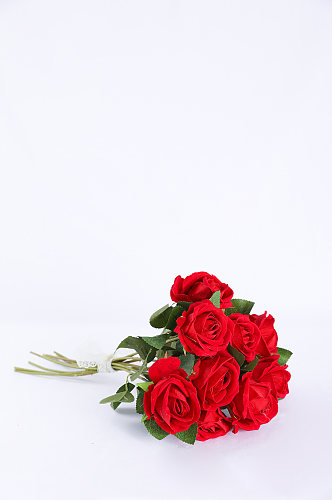 红色浪漫玫瑰花朵214情人节摄影图片