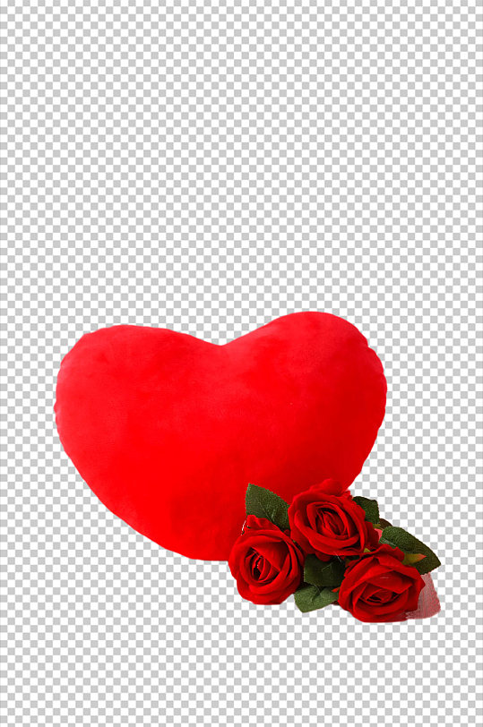 爱心玫瑰花情人节元素PNG免抠摄影图