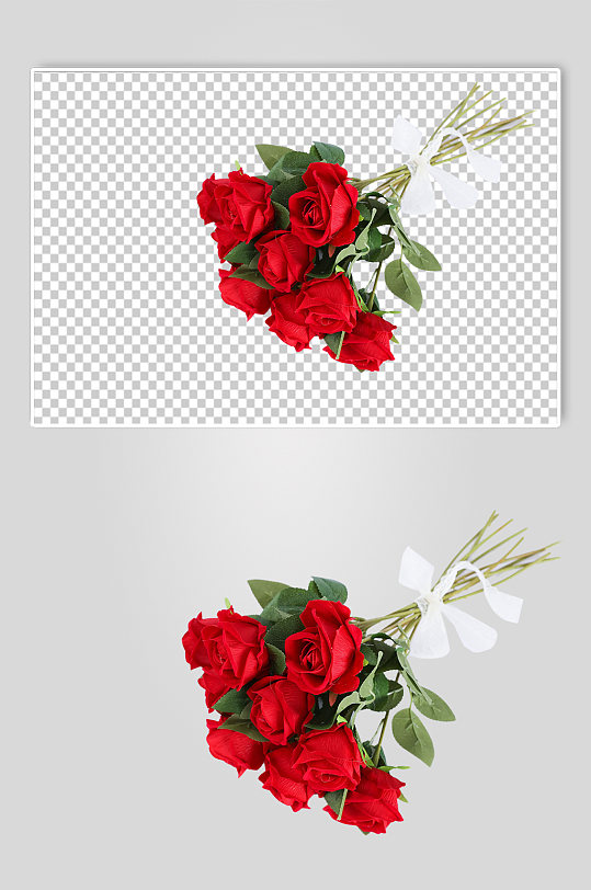 浪漫玫瑰花告白情人节元素PNG免抠摄影图