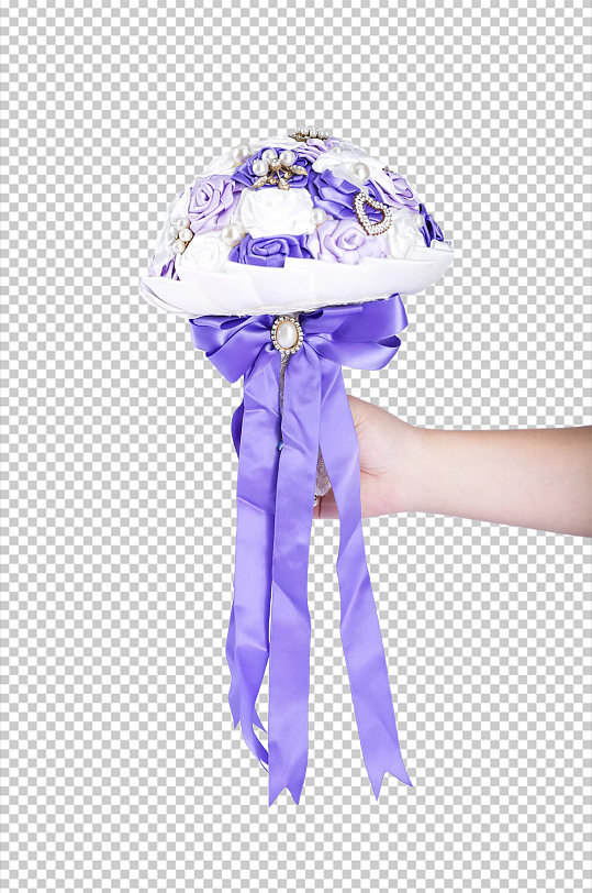 订婚手捧花浪漫情人节元素PNG免抠摄影图-众图网