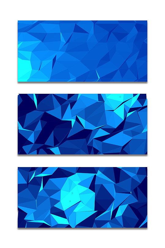 蓝色调晶格化背景1