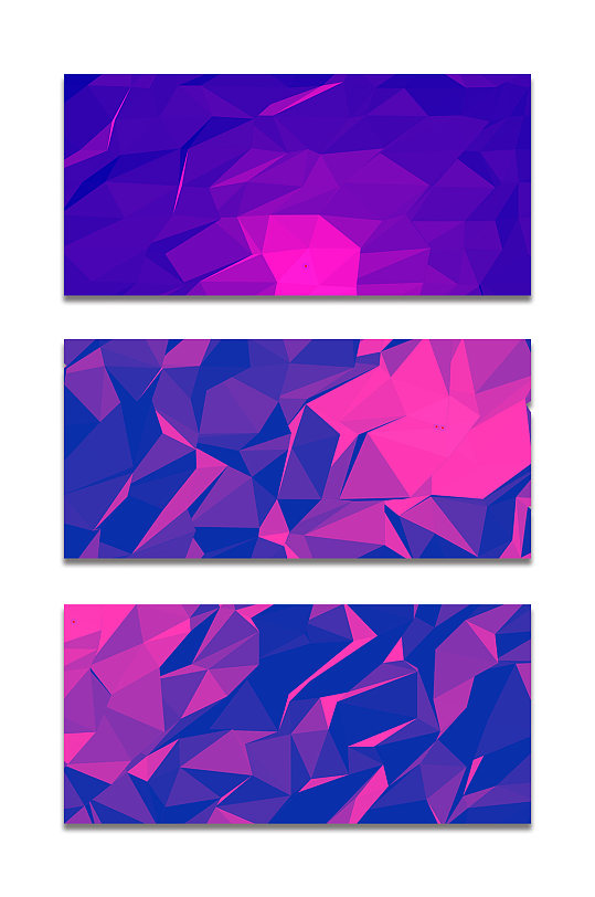 梦幻红紫色渐变晶格化背景素材