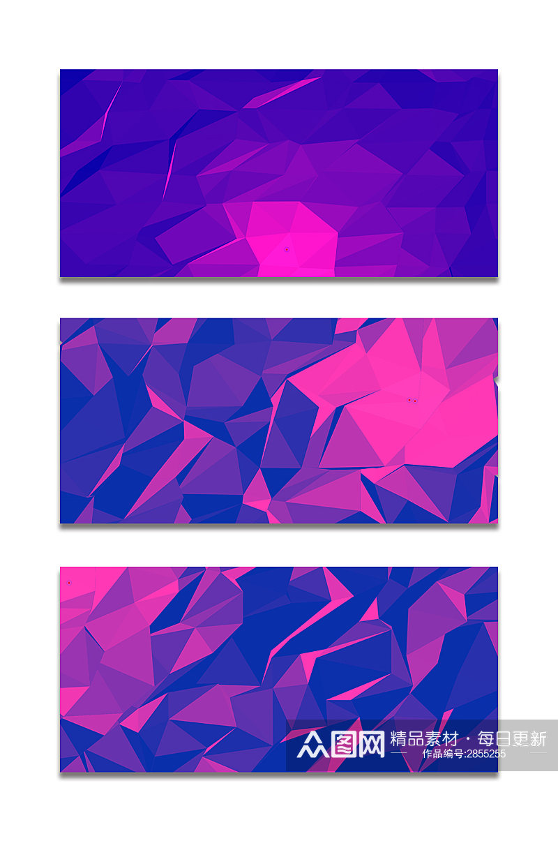梦幻红紫色渐变晶格化背景素材素材
