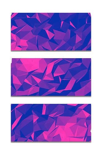 梦幻蓝紫色渐变晶格化背景素材2