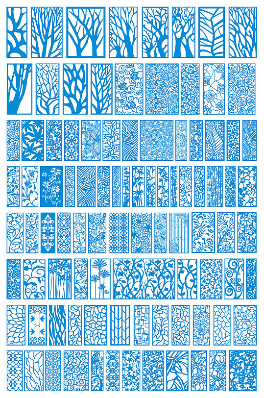 镂空花纹雕花图案矢量元素cdr素材