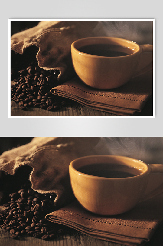 咖啡杯一杯咖啡创意摄影