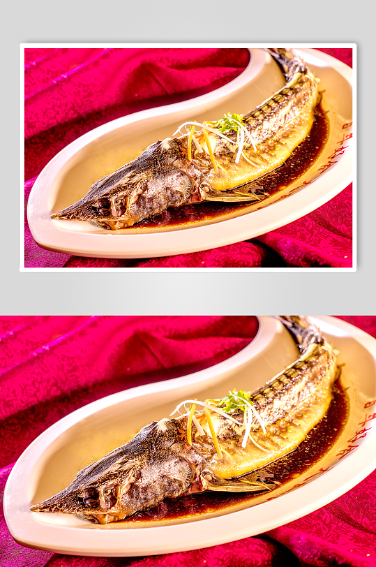 清蒸明太鱼海鱼摄影