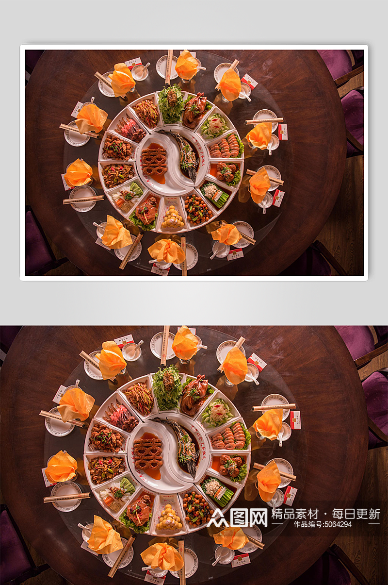 酒店菜品套餐招牌菜摄影素材素材