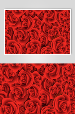 红色玫瑰花创意背景图