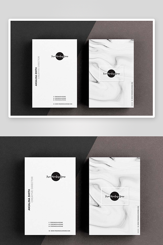 黑色科技感企业个人名片素材-众图网