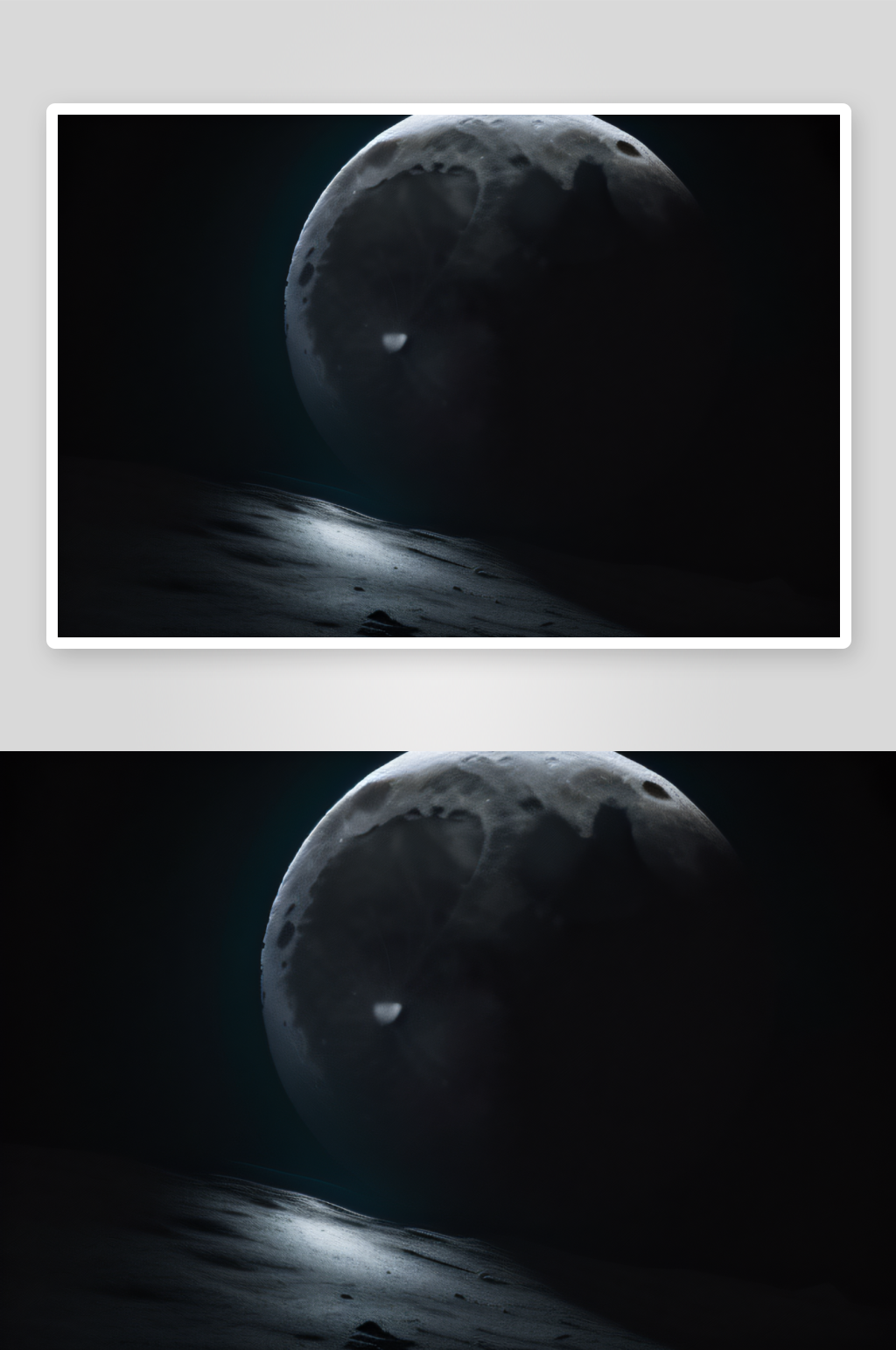 浪漫如画的明月沐浴爱的温馨光辉素材