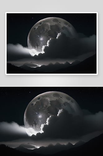 星辉之夜柔和笔触描绘出的月光之美