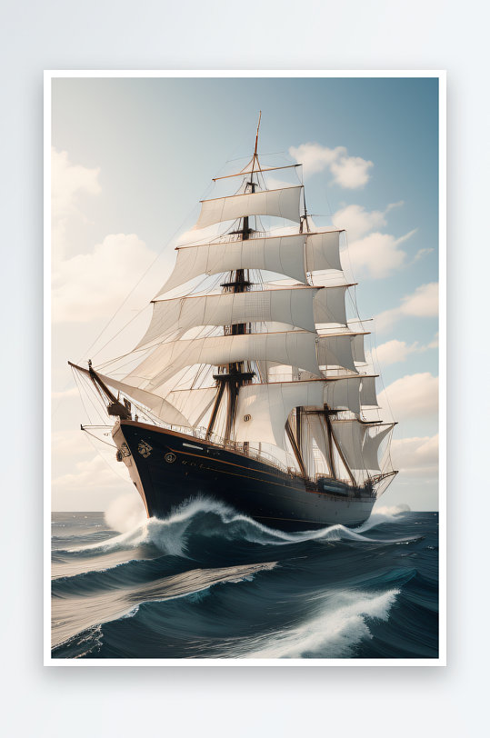 航海的自由冒险绘画