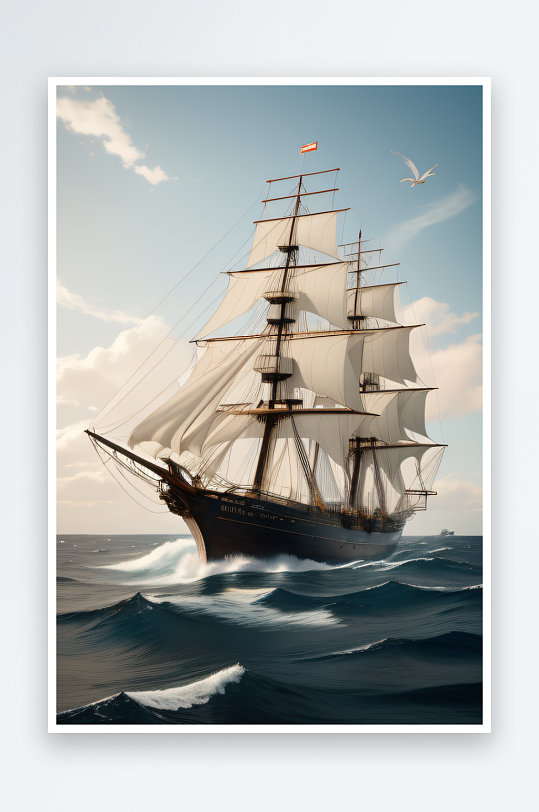 航海的自由冒险绘画
