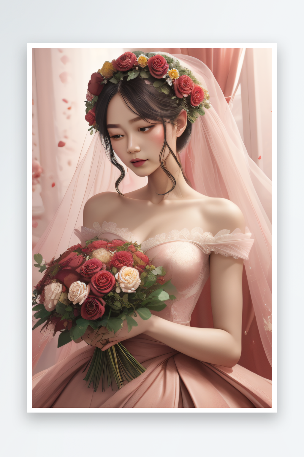 玫瑰之美浪漫气息素材