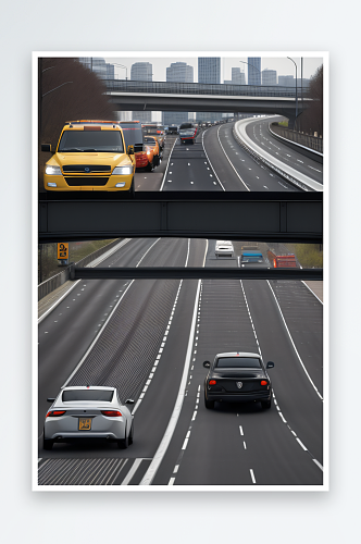 高速公路的速度展现高速公路的动态