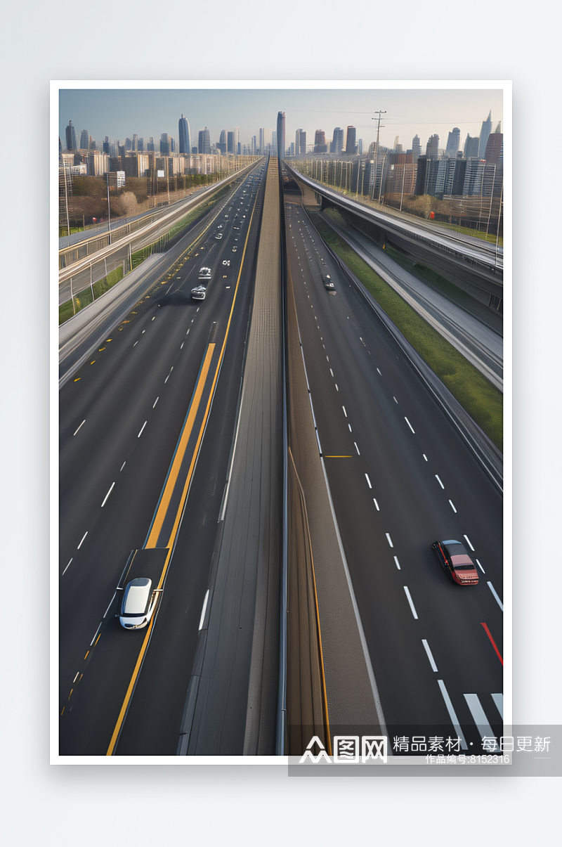 高速公路之美快节奏的高速公路素材