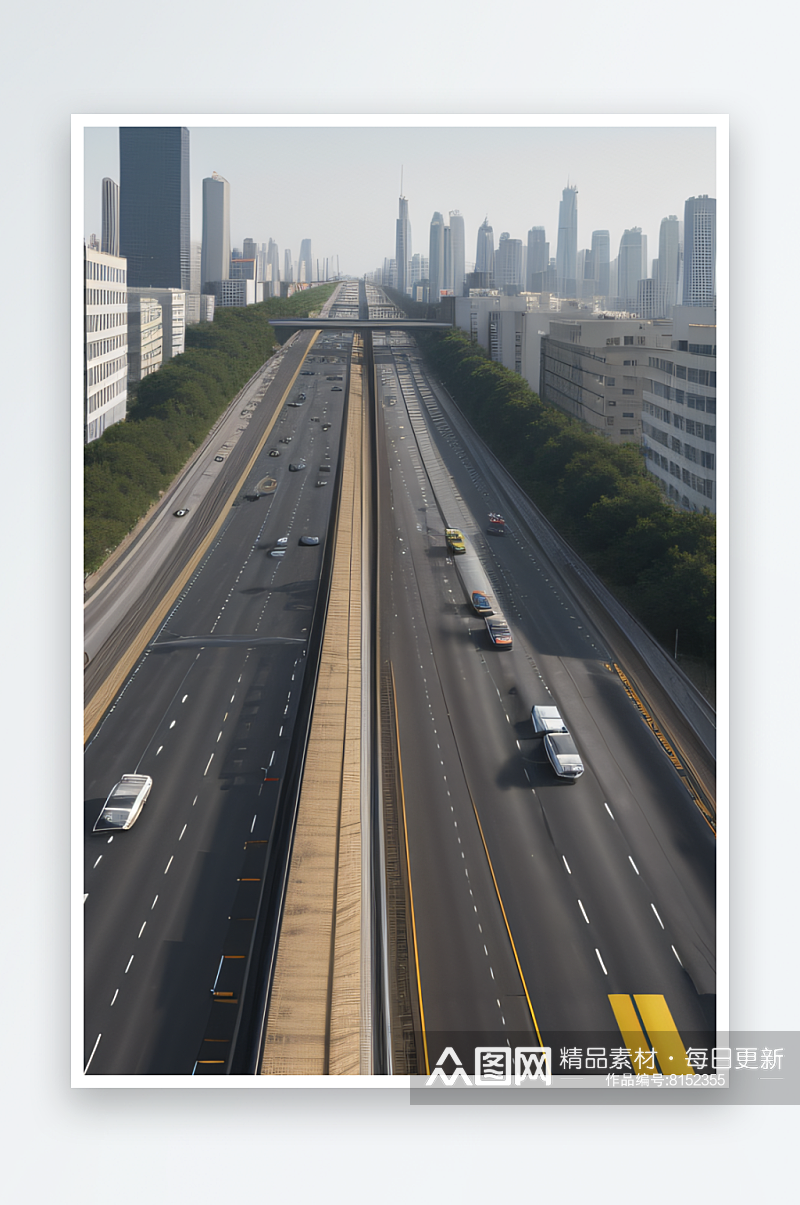 高速公路奇观高速公路的动态素材