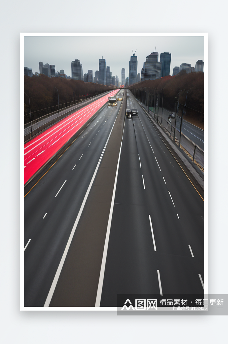 高速公路景观展现高速公路的壮丽景观素材