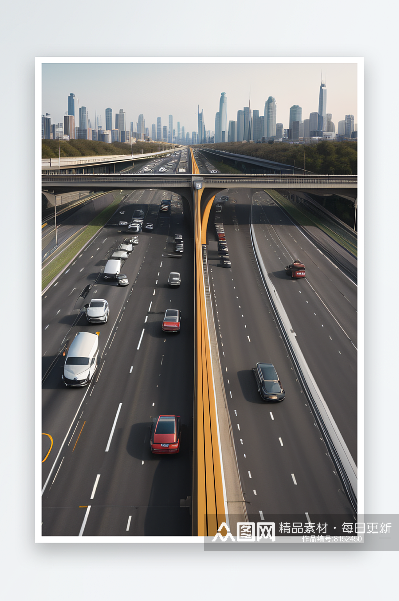 高速公路的速度高速公路的动感速度素材