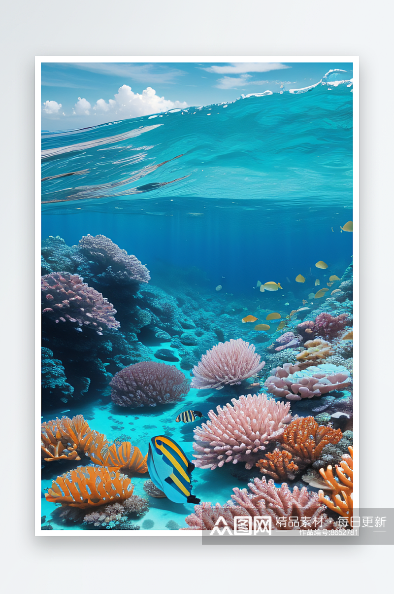蓝色海洋金色沙滩马尔代夫的梦幻之旅素材
