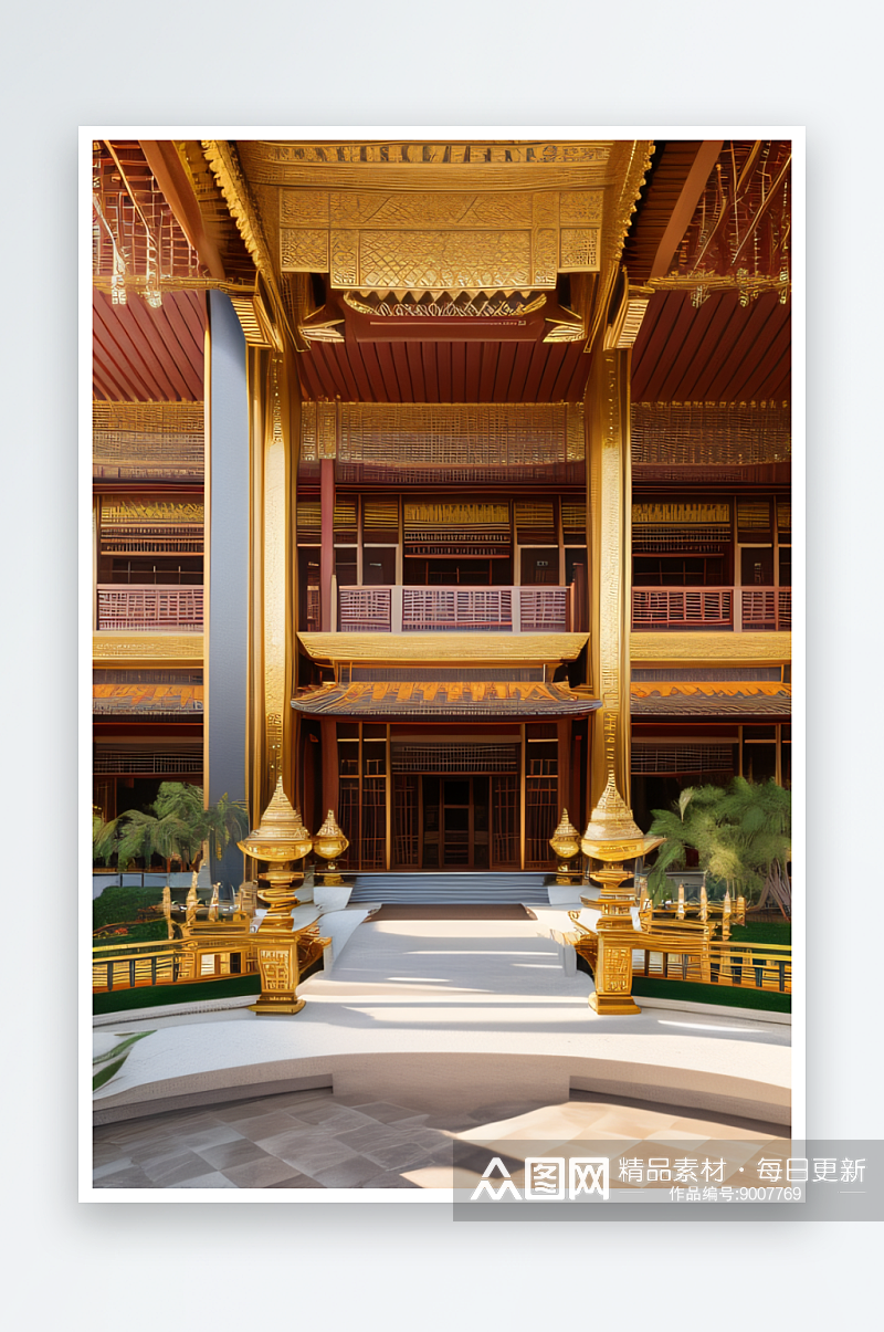 泰国皇室建筑一幅幅动人的画作素材
